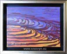 BKITNY PEJZA, akryl/olej na ptnie, 18x24cm, 2008 - Magorzata Seweryn