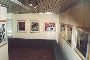 Przestrze wystawowa w galerii Huyse Molensloot, 
w ktrej Magorzata Seweryn wystawia swoje litografie.