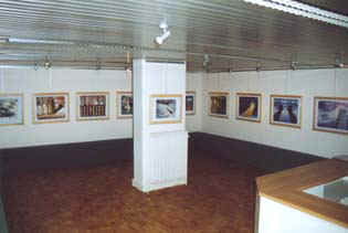 Przestrze wystawowa w galerii Huyse Molensloot, 
w ktrej Magorzata Seweryn wystawia swoje litografie.