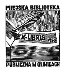 Ex Libris Miejska Biblioteka Publiczna w Gliwicach, linoryt