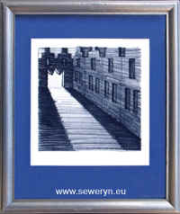 Przejcie IV, litografia, 10x10cm, 2000 - Magorzata Seweryn